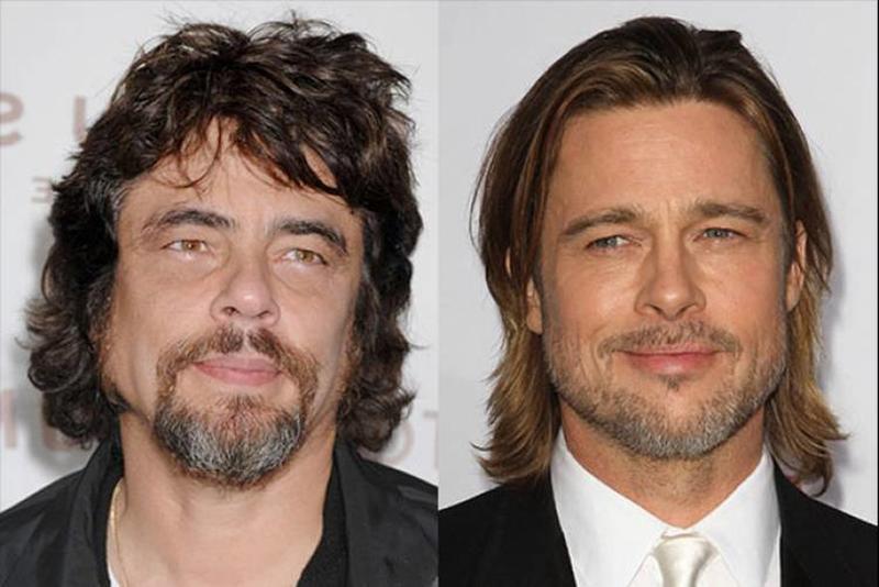 41. Benicio Del Toro and Brad Pitt.